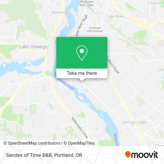 Sandes of Time B&B map