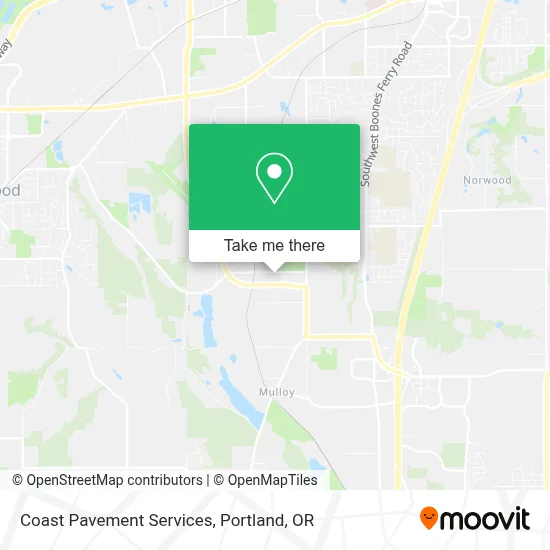 Coast Pavement Services map