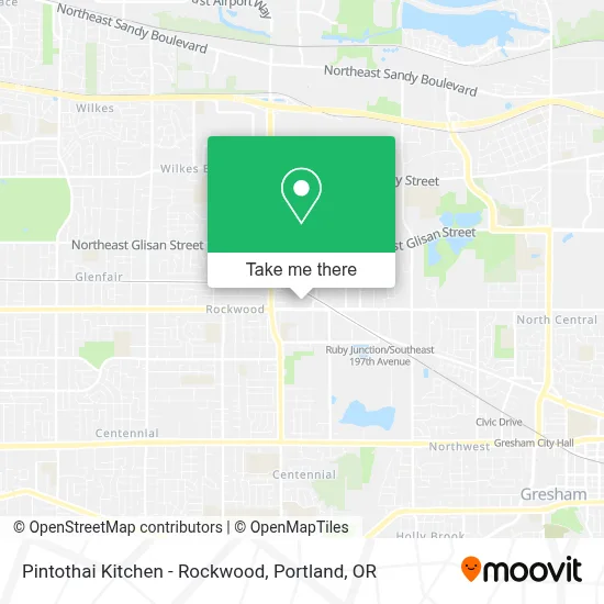 Pintothai Kitchen - Rockwood map