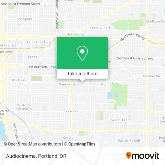 Audiocinema map