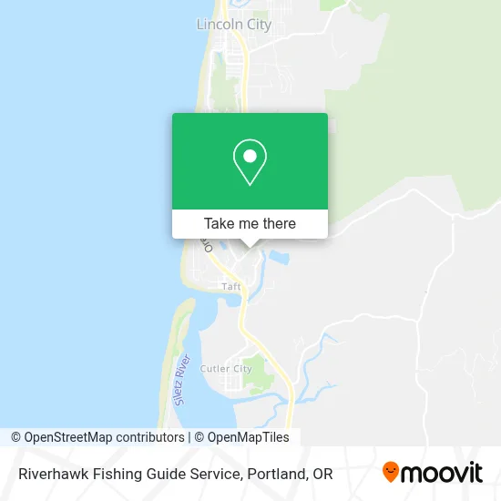 Riverhawk Fishing Guide Service map