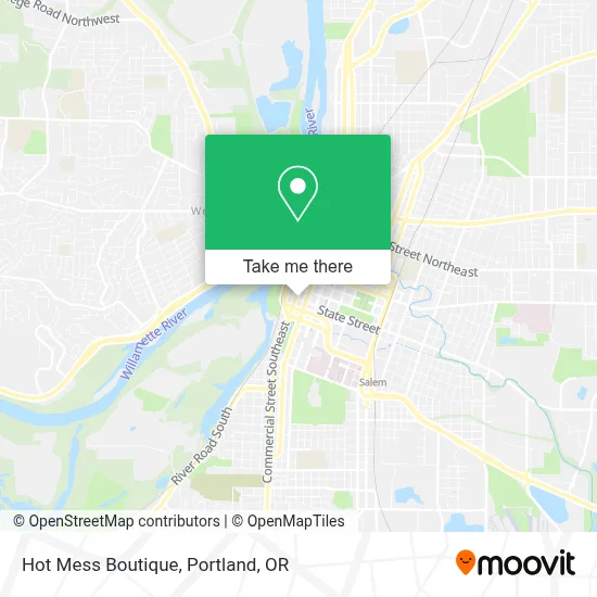 Hot Mess Boutique map