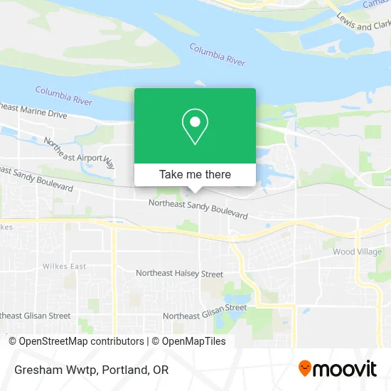 Gresham Wwtp map