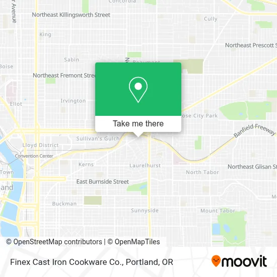Finex Cast Iron Cookware Co. map