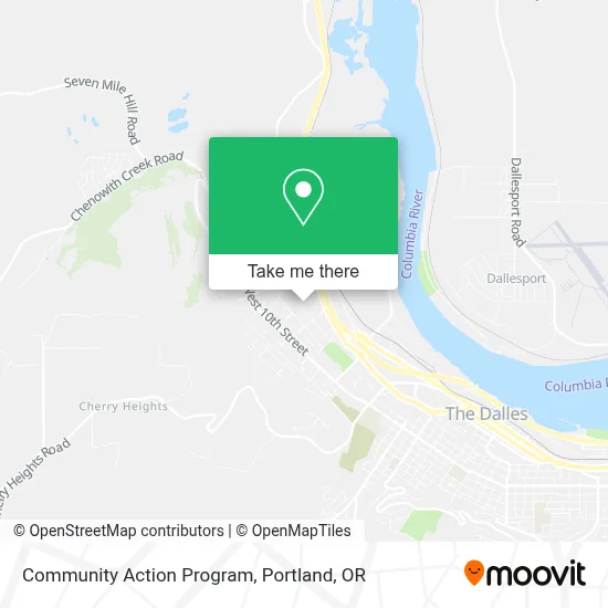 Community Action Program map