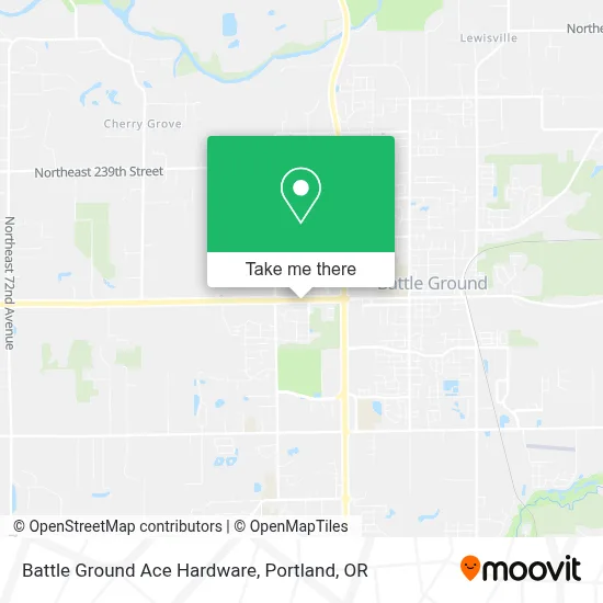 Battle Ground Ace Hardware map