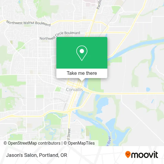 Jason's Salon map