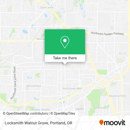 Locksmith Walnut Grove map