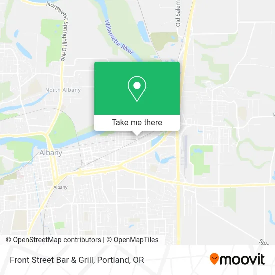 Front Street Bar & Grill map