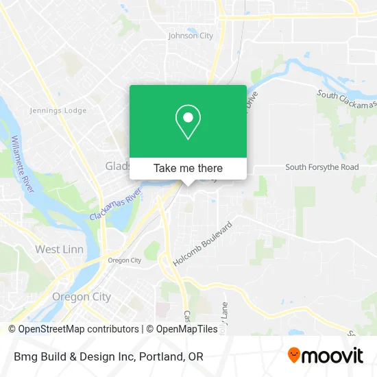 Bmg Build & Design Inc map