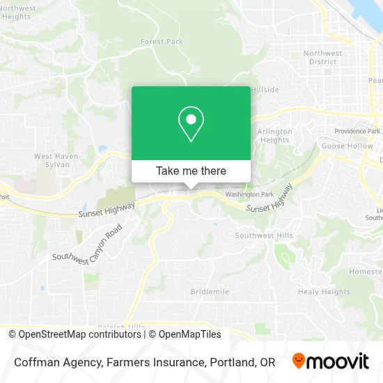 Coffman Agency, Farmers Insurance map