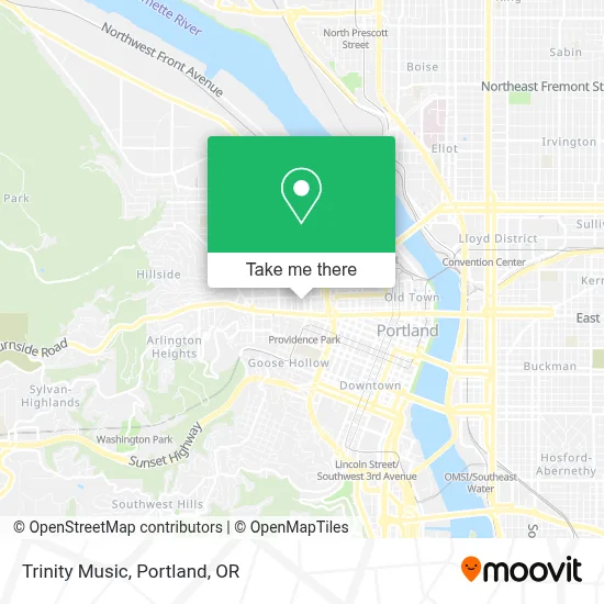 Trinity Music map