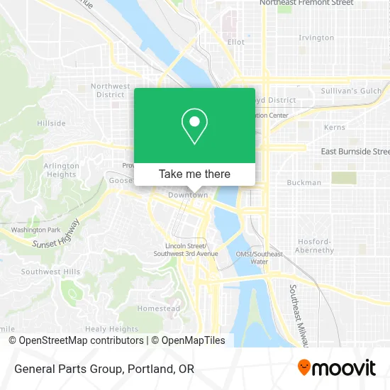General Parts Group map