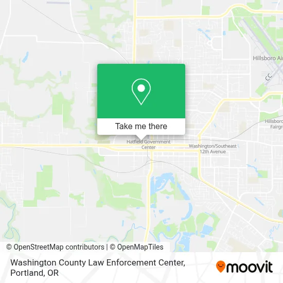 Washington County Law Enforcement Center map