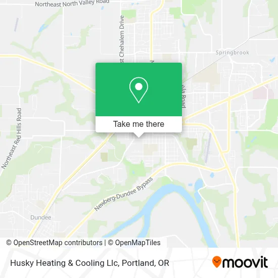 Husky Heating & Cooling Llc map