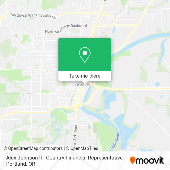 Alex Johnson II - Country Financial Representative map