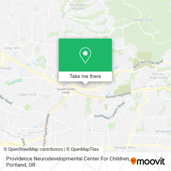 Providence Neurodevelopmental Center For Children map