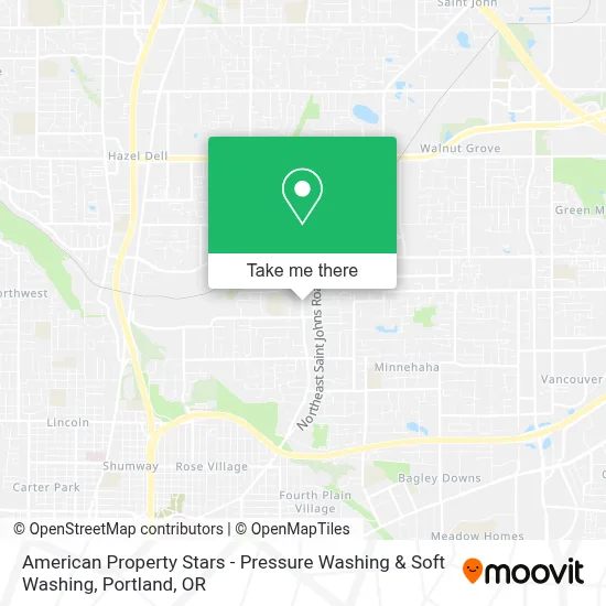 American Property Stars - Pressure Washing & Soft Washing map