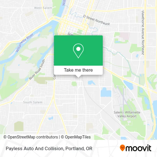 Payless Auto And Collision map