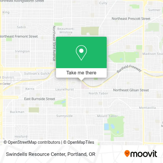 Swindells Resource Center map