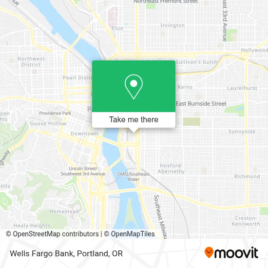 Wells Fargo Bank map