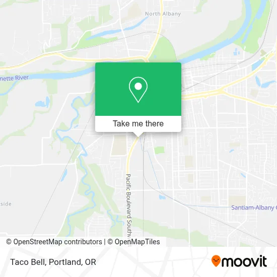 Taco Bell map