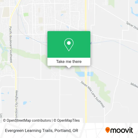 Evergreen Learning Trails map