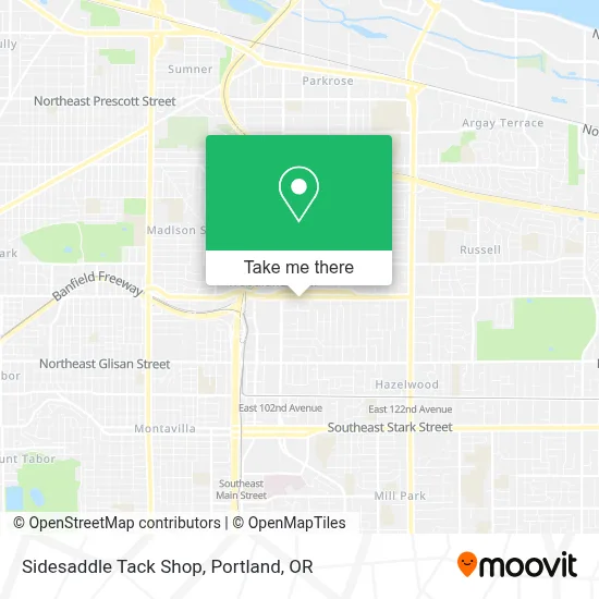 Sidesaddle Tack Shop map