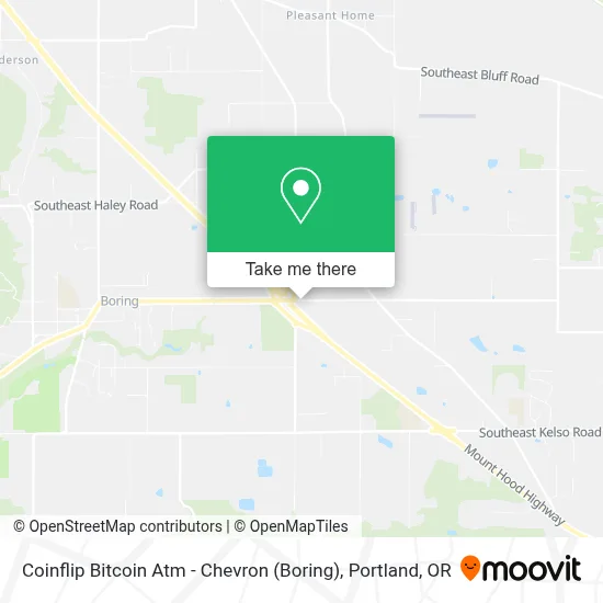 Coinflip Bitcoin Atm - Chevron (Boring) map
