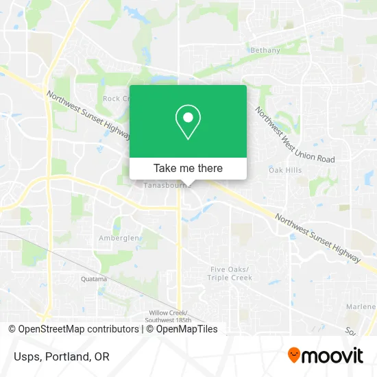 Usps map