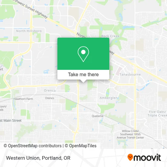 Western Union map