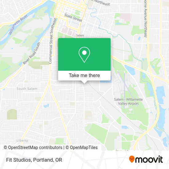 Fit Studios map