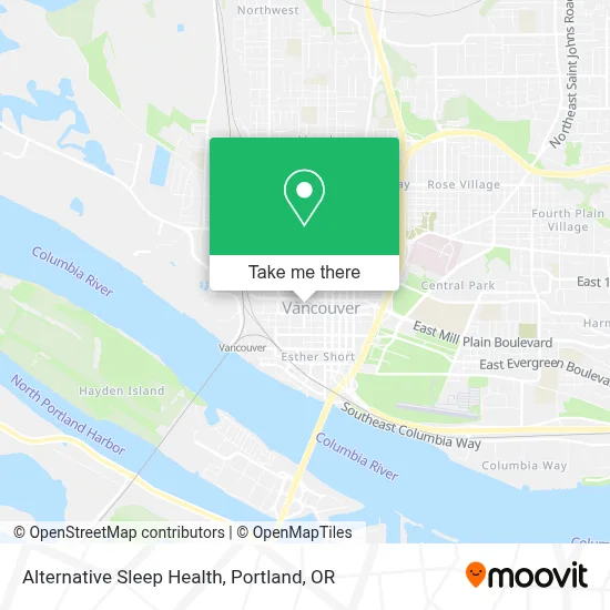 Alternative Sleep Health map