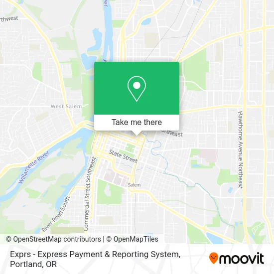 Exprs - Express Payment & Reporting System map