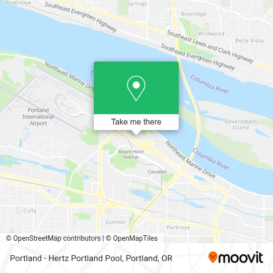Portland - Hertz Portland Pool map