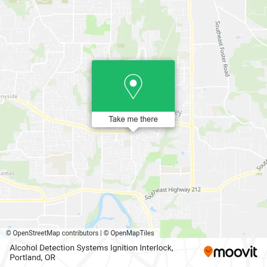 Alcohol Detection Systems Ignition Interlock map
