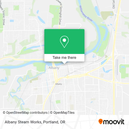 Albany Steam Works map