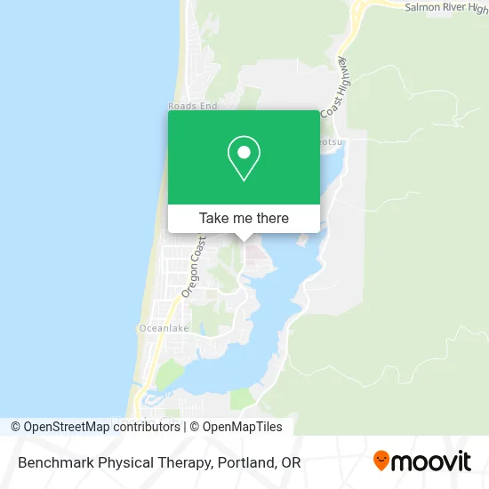 Benchmark Physical Therapy map