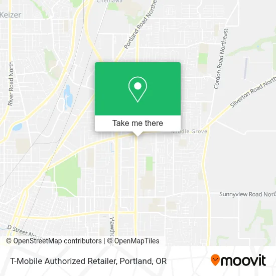 T-Mobile Authorized Retailer map