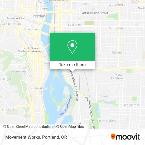 Movement Works map