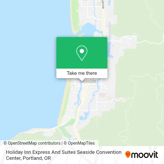 Holiday Inn Express And Suites Seaside Convention Center map