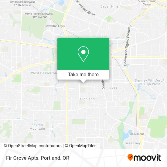 Fir Grove Apts map