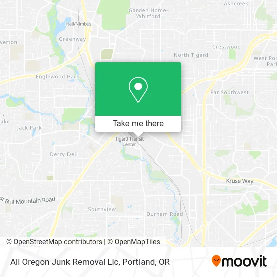 All Oregon Junk Removal Llc map