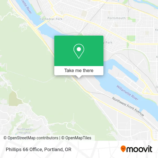 Phillips 66 Office map