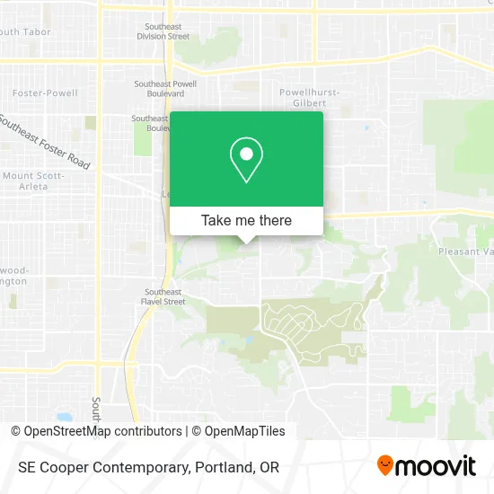 SE Cooper Contemporary map
