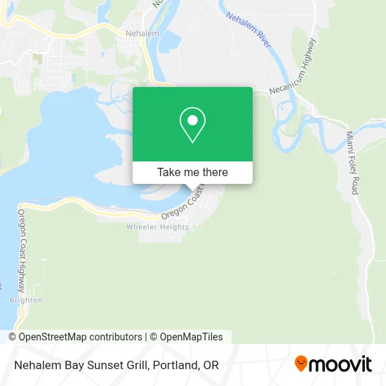 Nehalem Bay Sunset Grill map