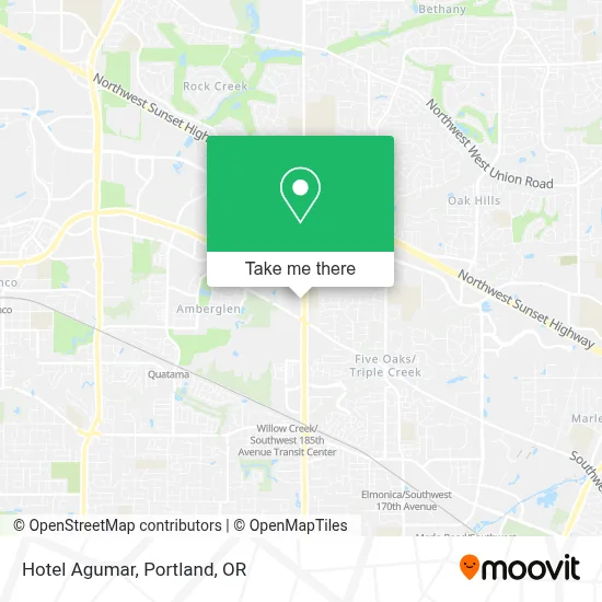 Hotel Agumar map