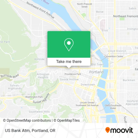 US Bank Atm map