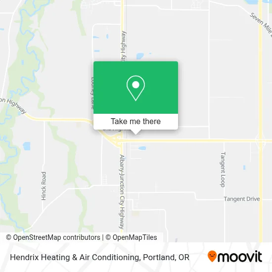 Hendrix Heating & Air Conditioning map