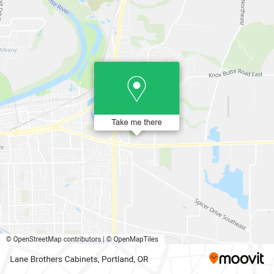 Lane Brothers Cabinets map